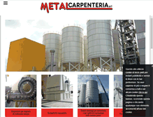 Tablet Screenshot of metalcarpenteria.com